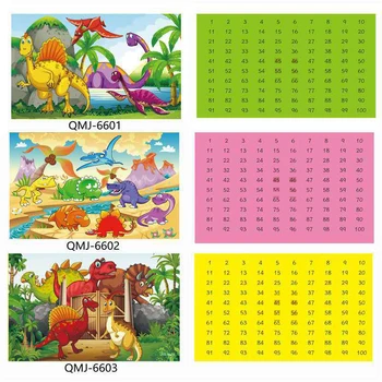 60pcs Bērniem Dinozauri Koka Puzzle Rotaļlietas Izglītības Montessori Rotaļlietas Dzīvniekiem Jigsaw Puzzle Valdes Rotaļlietas Bērniem Ziemassvētku Dāvanas