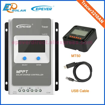 Ar MT50 un USB Tracer3210AN MPPT saules kontrolieris 30A LCD ekrānu EPEVER