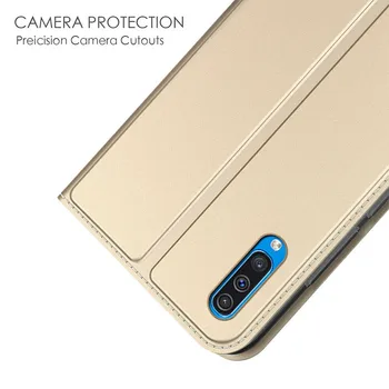 Magnēts Āda Flip Maciņš Grāmatu Gadījumā Samsung Galaxy A51 A71 S20 Ultra S10 Plus, Ņemiet vērā, 10 Lite S8 S9 A50 A70 A20E A30 A20 M31