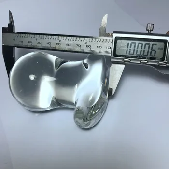 Anālais Dilator Buttplug Diameter50/60mm Milzīgu Kristāla Stikla Dildo Stikla Maksts Bumbu Butt Plug Expander Prostata Masieris Vīrietis