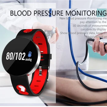X11 Smart Skatīties Vīrieši Sievietes Ūdensizturīgs IP67 Smart Pulkstenis asinsspiediens, Sirds ritma Monitors Ziņu Atgādinājums Sporta Smartwatch