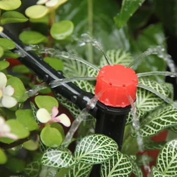 360 Grādu Bubbler Dripper Mikro Apūdeņošanas Avotu Ūdens Taupīšanas Dārzs Bērnudārzs Dārzeņus Laistīt lauksaimniecības rīki 200 Gab.