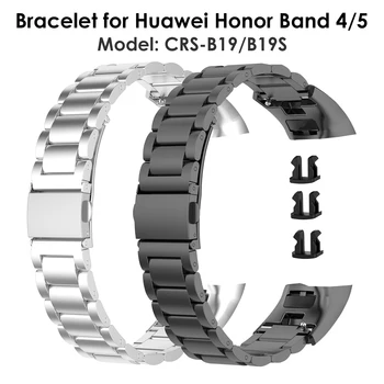 Aproce par Huawei Honor Joslu 5 Siksnas Nomaiņa Datumi Siksniņa Rokas Nomaiņa Metāla Piederumi Godu Joslas 4 Watchband