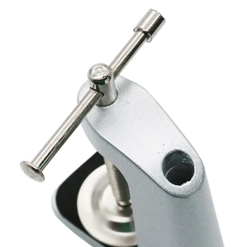 LED clincher galda lampas klipu bāzes caurule regulējams lampu klipu skavu lampas piederumi DIY