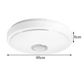 Moderns Griestu Gaismas 72W RGB LED Mājas apgaismojums APP bluetooth Mūzikas Gaismas Lampas Guļamistabas 170-260V Smart Griestu Lampa+Tālvadības pults