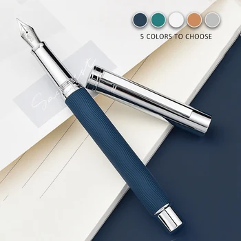 HongDian Vilnis Modelis Nerūsējošā Strūklakas Pildspalvas, Irīdijs EF/ F Nib Classic Pildspalvu Dāvana