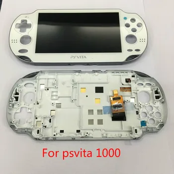 Jauns par Playstation PS Vita PSV 1000 1001 Lcd Displejs + Touch Digitizer + Rāmis Bezmaksas Piegāde 4 krāsas