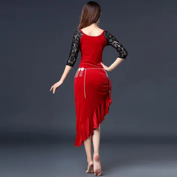 Ir 2021. tērpi sievietēm pieaugušo vēdera deju taureņa kostīms ilgi svārki svārki