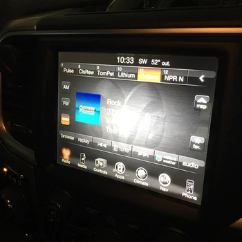 Buendeer 8.4 Collu 168*124mm GPS Navigācijas rūdīts stikls automašīnu ekrāna aizsargs, Lai 2013-2018 Dodge RAM 1500 2500 3500 Uconnect