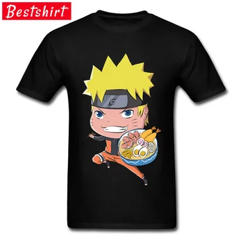Naruto Ramen Nūdeles Smieklīgi Anime T-Krekli Uchiha Japāņu Karikatūra Vasaras/Rudens Sporta Krekls Kokvilnas Naruto Tshirts Vīrietis