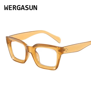 WERGASUN Laukumā Cat Eye Saulesbrilles Sieviešu Retro Zīmolu, Dizainu, Vintage, Saules Brilles Sieviešu Dāmas Brilles UV400