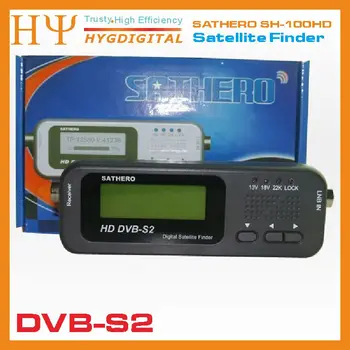 SATHERO SH-100HD DVB-S2 HD Kabatas Ciparu Satelītu Meklētājs Signālu Satelītu Uztvērējs Ar USB 2.0 LCD Displejs