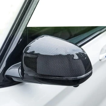 Auto piederumi ABS Oglekļa Šķiedras Izskatās Atpakaļskata Sānu Durvīm Spoguļi Vāciņš Melns, 2gab BMW X3 G01 2018