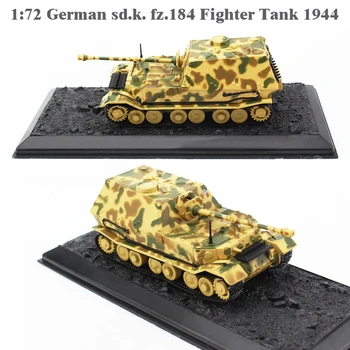1:72 vācu sd.k. fz.184 Fighter Tank 1944. Gadā Beidzis sakausējuma modelis