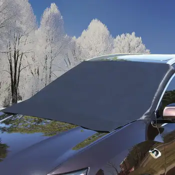 Auto Magnētiskās Saulessargs Segtu Automašīnu Vējstiklu Sniega Saules Ēnā Ūdensizturīgs Aizsargs Segtu Automašīnas Priekšējā Vējstikla Pārsegs