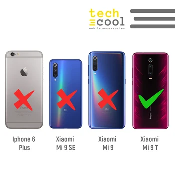 FunnyTech®Silikona Gadījumā Xiaomi Mi 9T / 9T Pro l sky blue polka dot fona
