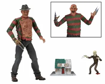 NECA A Nightmare on Elm Street 3 Freddy Krueger/Dream Warriors 30. PVC Rīcības Kolekcionējamu Rotaļlietu Attēls 18 cm