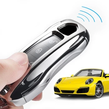 TPU Auto Gadījumā Vāks Porsche 911 Macan Cayman, Cayenne Boxster Tālvadības Smart Key