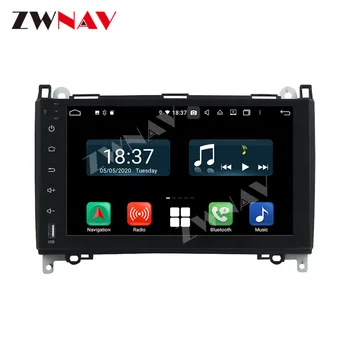 128GB Carplay Android ekrāna spēlētājs Benz A-W169 B-W245 no 2005. līdz 2011. gadam Vito Viano 2009+ GPS Navi Auto Audio Radio stereo galvas vienības