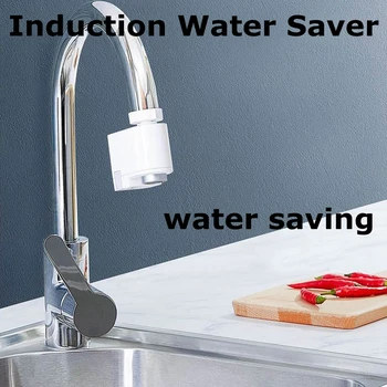 Indukcijas Ūdens Taupītājs Virtuvei Instrumenti, pārplūdes smart krāna sensoru, Infrasarkano ūdens enerģijas taupīšanas ierīces Virtuves Krāna Uzgali