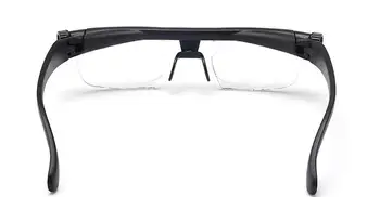 Redzes Fokusa Regulēšana Lasīšanas Brilles Tuvredzība Acu Brilles -6D līdz +3D Maināms Objektīvs Korekcija Binokļu Palielināmo Porta Oculos