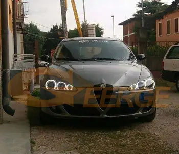 Par Alfa Romeo 147 2005 2006 2007 2008 2009 2010 Lielisku 6 gab Ultra spožās CCFL Angel Eyes Halo Gredzenu komplekts auto Piederumi