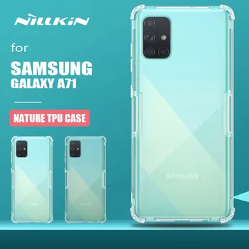 Samsung Galaxy A71 Gadījumā Nillkin TPU Ultra plānas Mīksta Silikona Pārredzamu Skaidrs, Aizmugurējais Vāciņš Samsung Galaxy A71 Telefonu Gadījumā