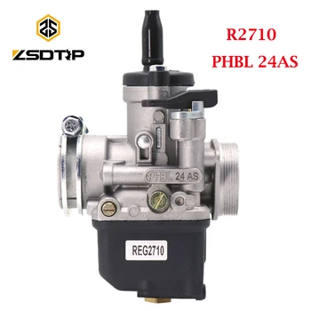 ZSDTRP R2710 Dellorto PHBL 24AS 4 taktu Karburatoru, lai Vespa 50 PK fiksācijas Karburators
