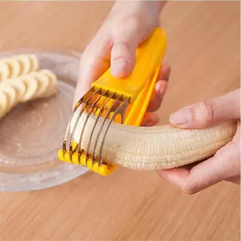 Nerūsējošā Tērauda Banāns Nazis Dārzeņu, Augļu Desu Kuteris Peeler Salāti, Šķēlīte Gurķa Helikopters Mājas Virtuves Gatavošanas Instrumentu