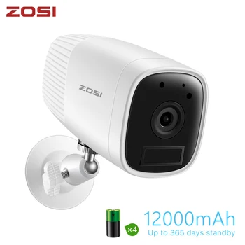 ZOSI 1080P Drošības IP Wifi Video Led Cam Domofons CCTV Kamera, Akumulators ar Detektora Sensors USB Spraudni Durvis