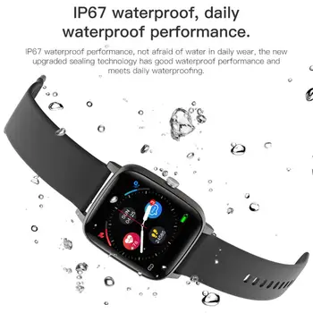 T98 Ķermeņa Temperatūra Smartwatch IP67 Waterproof Bluetooth5.0 Pedometrs Sirds ritma Monitors, Soļu Skaitītājs Smart Skatīties menwomen