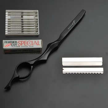 Profesionālās Haircutting Asas/plānas Asmens Frizētava Skuvekli Plānas Knife Šķērveida Frizieris Skuvekli Salonu Instrumenti, Iekārtas Komplekts