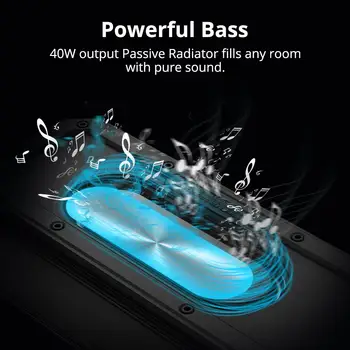 Tronsmart Elementu Spēks+ Bluetooth 5.0 Skaļrunis Spēcīgs Bass Portatīvo Skaļruni ar Balss Palīgs, NFC, TWS, 40W Max Izejas