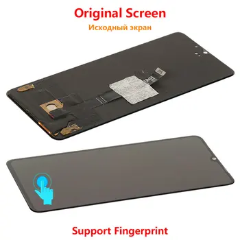 Original LCD Oneplus 7T Displejs, Amoled Ekrānu Nomaiņa Atbalsts, pirkstu Nospiedumu Displejs Oneplus Viens Plus 7T 7 T LCD 6.55
