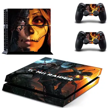 Ēnu Tomb Raider PS4 Uzlīmes Play station 4 Ādas Uzlīmes Uzlīmes PlayStation 4 PS4 Konsoles & Kontrolieris Ādas, Vinila