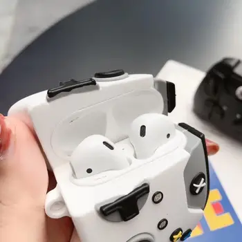 3D Retro modelis Gamepad Gudrs, lai airpods pro gadījumā spēle fanda augstas airpods 1 2 austiņas vāks apple buletooth Pāris gadījumā