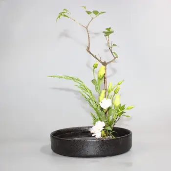 4 Izmēros Liela Ikebana Adatu Ziedu Varde Fiksētu Rīku Floristika Apaļas Pin Gumijas Bāzes Turētājs, Ziedu Dekori Pot