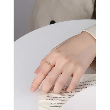 Kinel 18K Zelta 925 Sterling Sudraba Zultanite Gredzenu Vērpjot Atvēršanas Sieviešu Gredzenu korejas Modes Pirkstu Rotaslietas