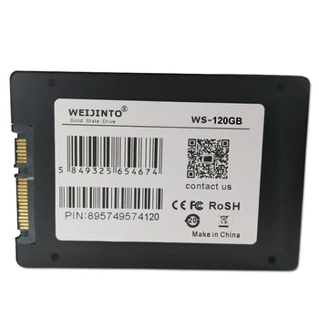 WEIJINTO SSD disks 1 TB 960GB 512 GB 480GB 360GB 256 GB 240GB 128GB 120GB Sata 2.5 collu SSD iekšējā Cietvielu Desktop Laptop