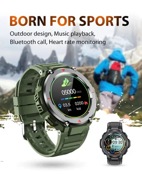 Willgallop ir 2021. jaunu S25 Smart Skatīties Bluetooth Zvanu Mūziku, Spēlēt IP67 Āra Smartwatch Dzirdēt ātruma Monitors, kas Vīriešiem sporta Rokas pulksteņi