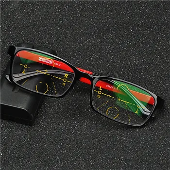 Pārejas Saulesbrilles Photochromic Lasīšanas Brilles Progresējoša Multifokāla Lasīšanas Brilles Vīriešiem Saprātīga Divējāda lietojuma NX