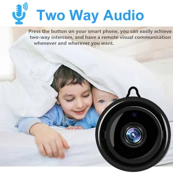 Bezvadu Mini IP Kameras 960P HD IS Nakts Redzamības Mikro Kamera Mājas Drošības uzraudzības WiFi bezvadu Baby Uzraudzīt Kamera