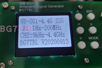 Ar BG7TBL WB-SG1 9K-4.4 G/1 hz-200M Signālu Ģenerators -40dBm~+13dBm augstfrekvences RF Mikroviļņu