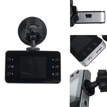 Dash Cam HD 1080p Auto DVR Transportlīdzekļa Kamera uz Vējstikla Digitālo Vedio ieraksts izmantojot Nakts Redzamības Radara Detecto
