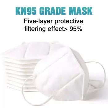 5 slāņi KN95 sejas maska kn95 pret putekļu respiratoru, pm2.5 maskas mutes maska Aizsardzības Mascarillas