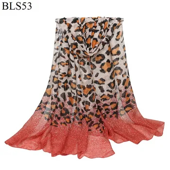 Rudens Ziemas Klasika Iespiesti Leopard Šalle Baliness Wrap Sexy Sievietes Šalles Modes Šalle Tiger Siltu Šalli Sieviešu Hijab