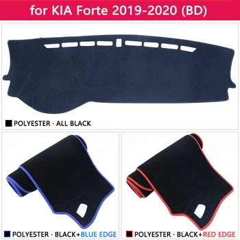 Par KIA Forte 2019 2020 BD Anti-Slīdēšanas Paklājiņš Paneļa Vāciņu Pad Saulessargs Dashmat Aizsargātu Paklāja Auto Piederumi Cerato K3 Vivaro