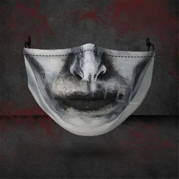 Tessffel Halloween, Trilleris, Šausmu Filma Lomu Spēlē Maskas Pieaugušajiem un Bērniem, Modes Putekļu Maskas Stils-12