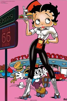 ARMYQZ 5D Dimanta Krāsošana Betty Boop Attēlu Dimanta Izšuvumi Karikatūra Meitene Pilns Komplekts Pilnu Kvadrātveida/Kārtas Urbt Mozaīkas Krusta Stit