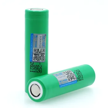 VariCore 18650 2500 mAh akumulators 3,6 V INR1865025R 20A izlādes baterijas Par E-cigarešu lietošanas